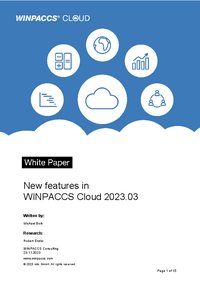 New features in WINPACCS Cloud 2023.03