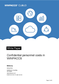 Confidential personnel costs in WINPACCS