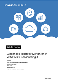 Gleitendes Mischkursverfahren in WINPACCS Accounting 4