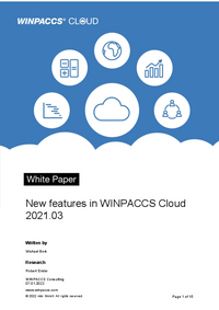 New features in WINPACCS Cloud 2021.03